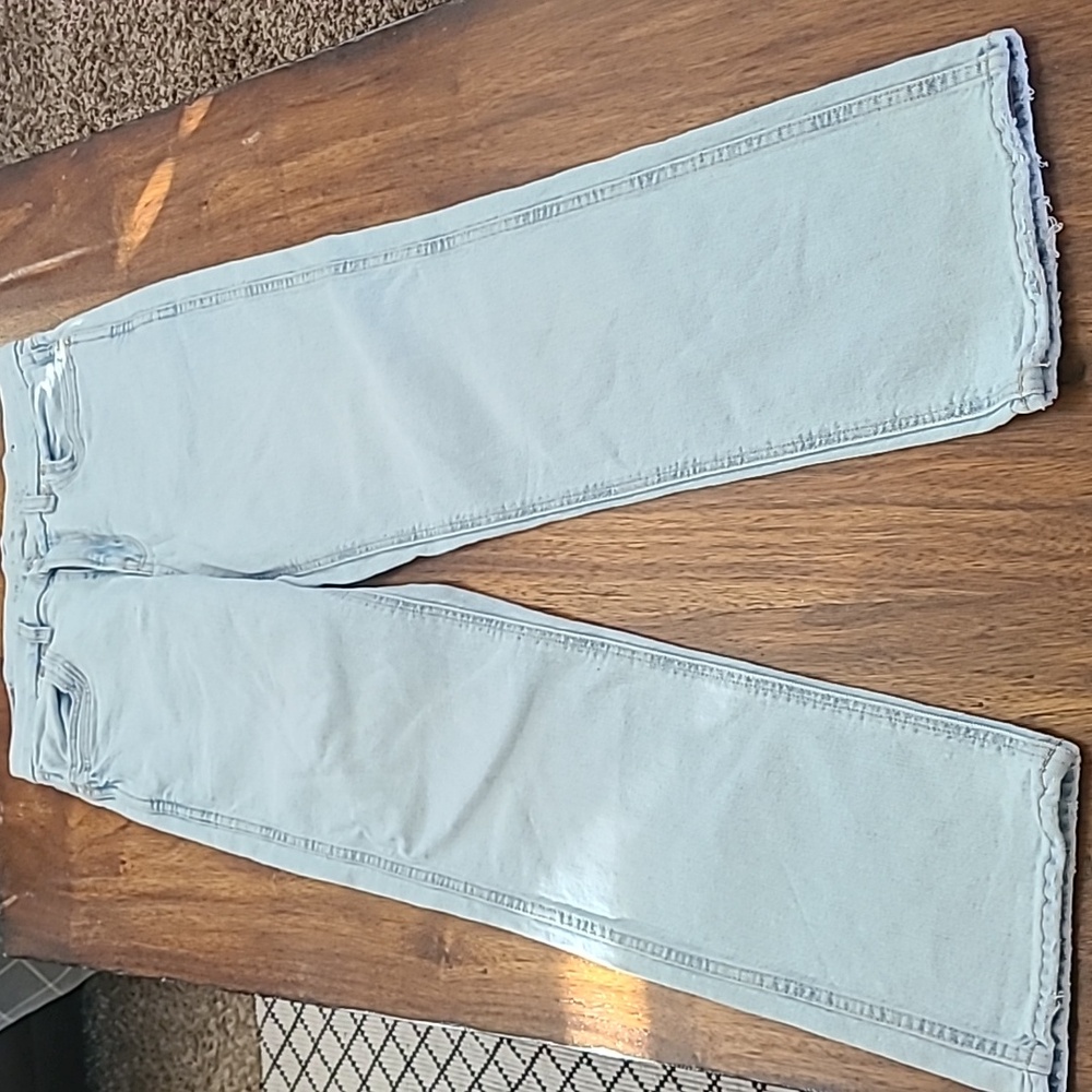 American Eagle Womens 6 Curvey Straight Light Wash - Picture 3 of 6